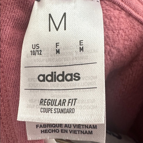 Adidas Boys Logo Hoodie Size Medium US 10/12 - Picture 3 of 3